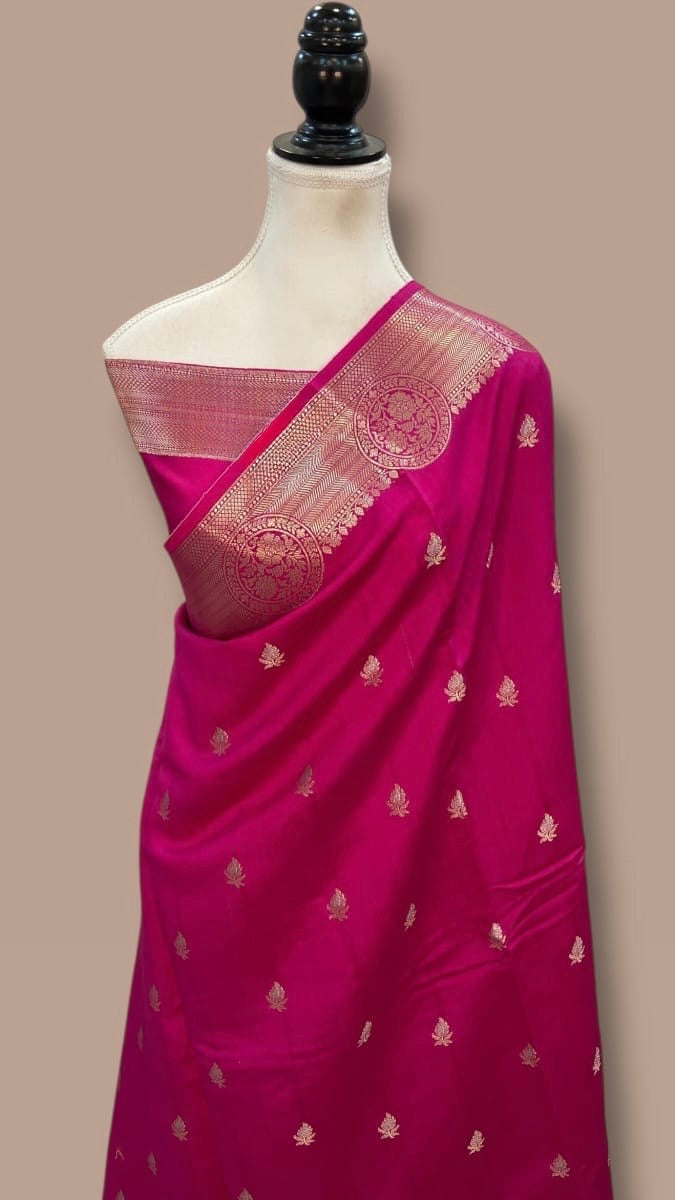 Banarasi Silk Saree with floral design