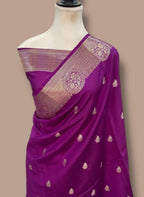 Banarasi Silk Saree with floral design