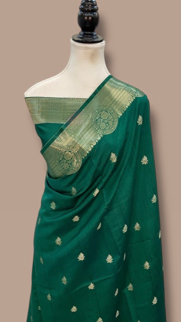 Banarasi Silk Saree with floral design