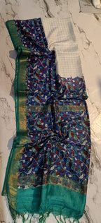 Kota silk mangalgiri kalamkari print